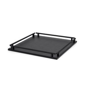 Square Leather Tray | Pinetti Robert | OROA.com