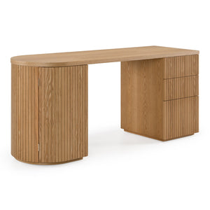   Wooden 3-Drawer Desk | Oroa.com