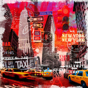   Colorful Urban Scene Photographic Art | Oroa.com