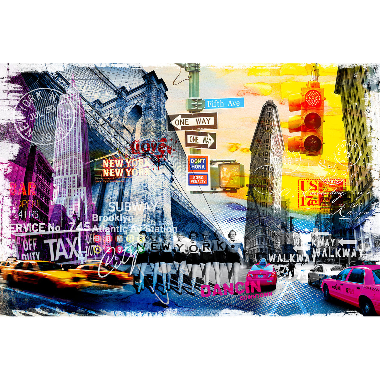   Colorful City Photographic Art | Oroa.com