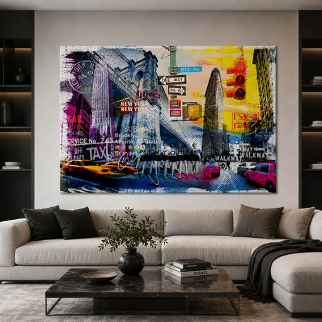   Colorful City Photographic Art | Oroa.com