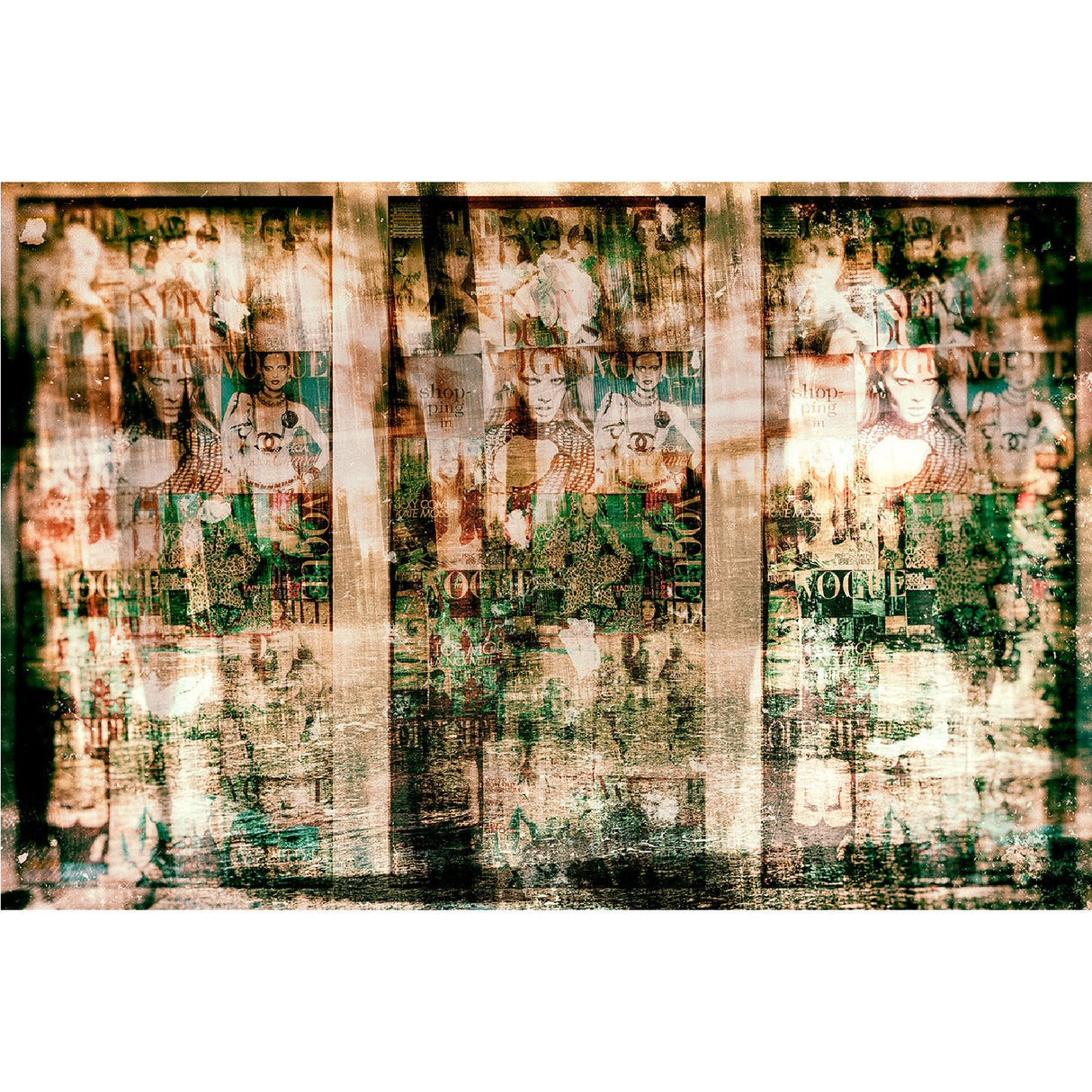   Faded Mosaic Photographic Art | Oroa.com