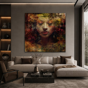   Colorful Feminine Visage Photographic Art | Oroa.com