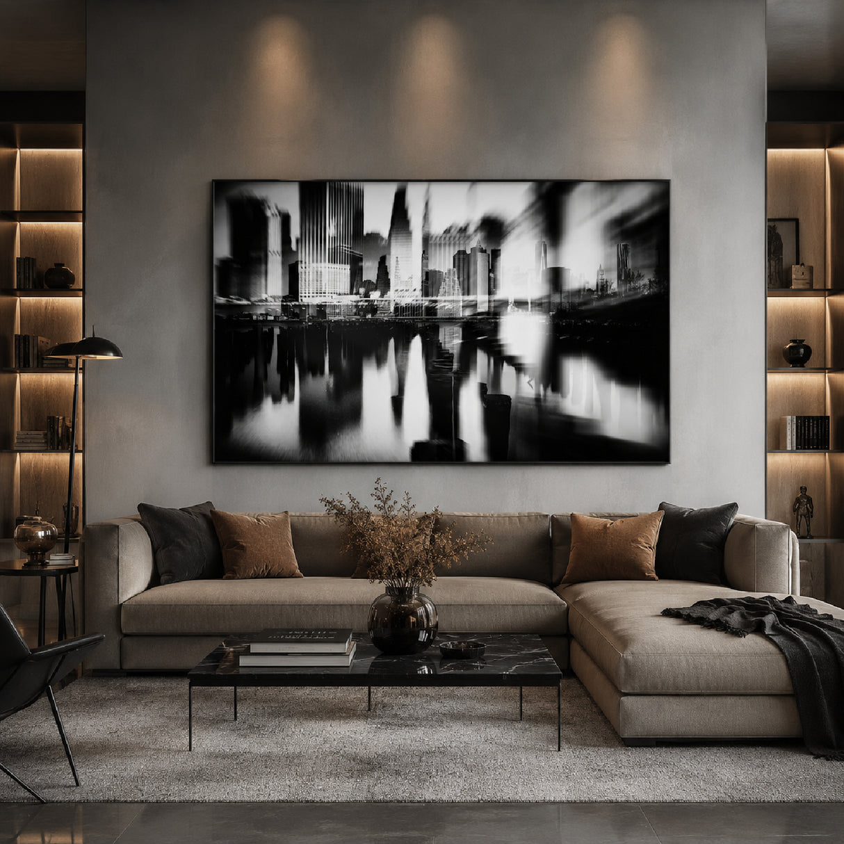   Black & White Buildings Photographic Art | Oroa.com