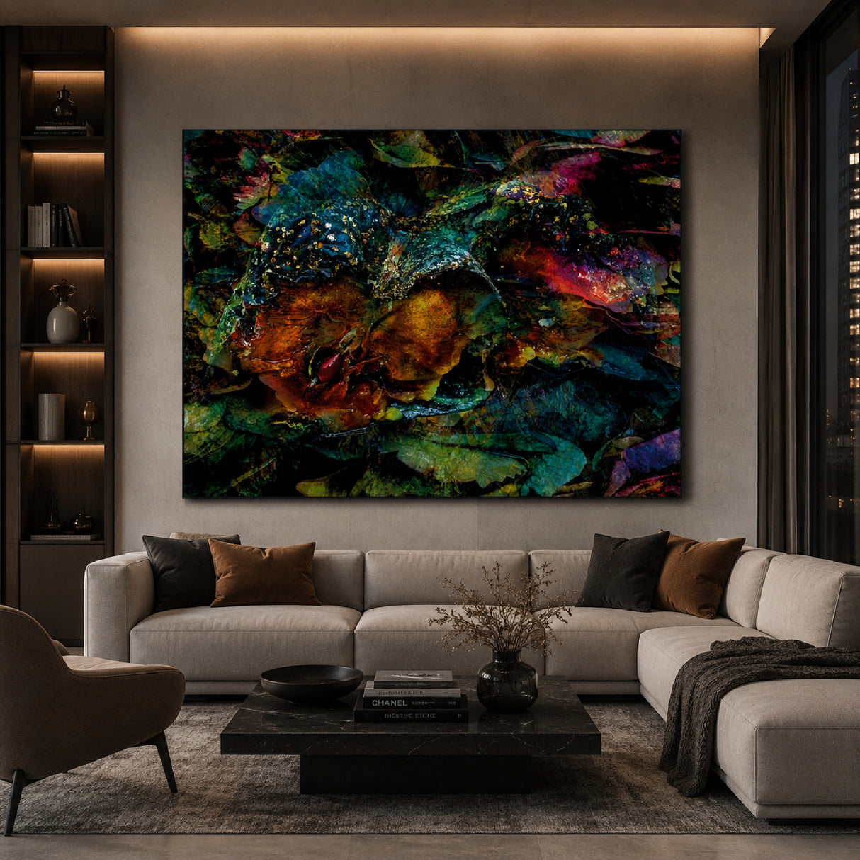   Multicolored Modern Abstract Art | Oroa.com