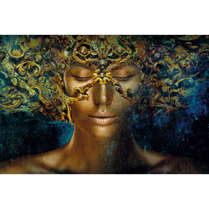   Majestic Headpiece Woman Photographic Art | Oroa.com