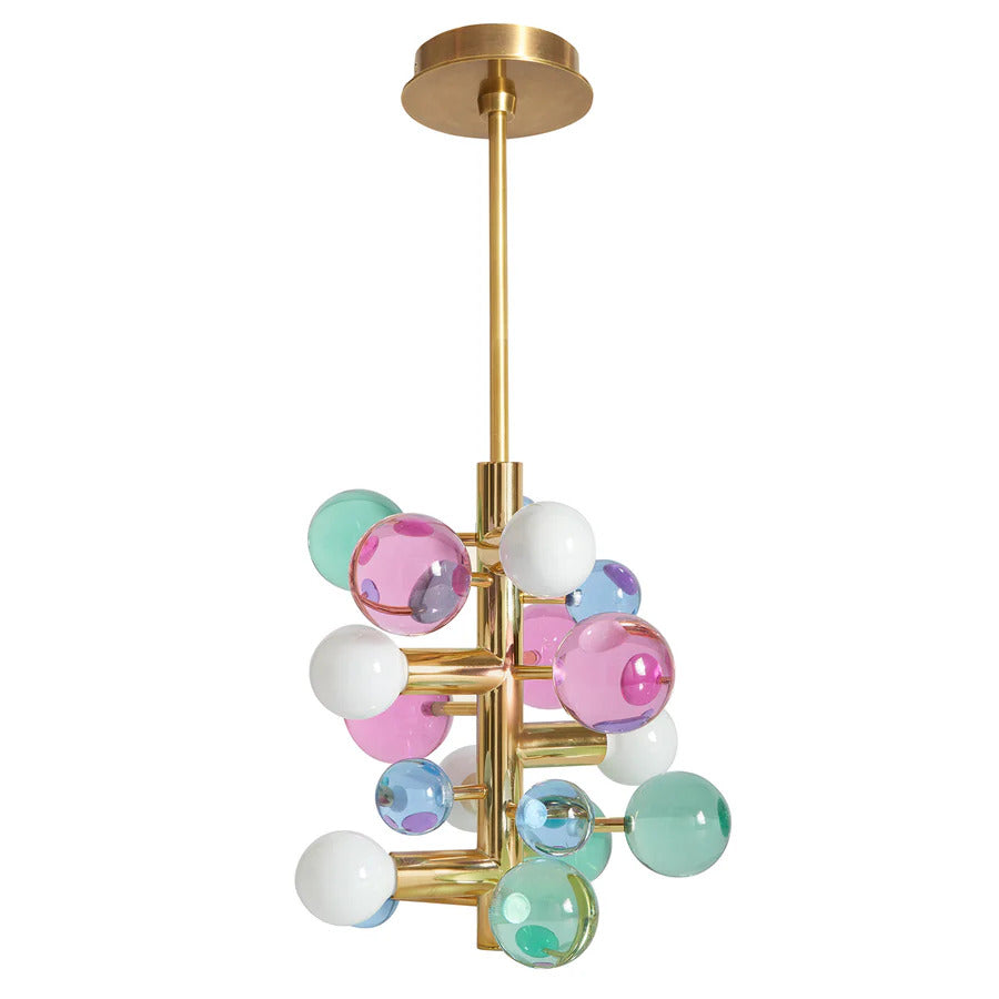Clear Orbs Five-Light Chandelier | Jonathan Adler Globo | Oroa.com