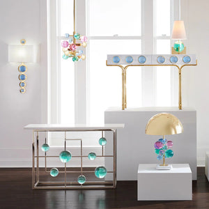 Clear Orbs Five-Light Chandelier | Jonathan Adler Globo | Oroa.com