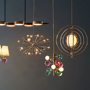 Clear Orbs Five-Light Chandelier | Jonathan Adler Globo | Oroa.com