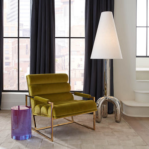 Polished Nickel Floor Lamp | Jonathan Adler Pompidou | Oroa.com