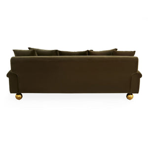 Orb Feet Velvet Sofa | Jonathan Adler Greenwich | Oroa.com