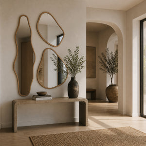  Modern furniture - Bamboo Wood Framed Mirror - www.oroa.com | Oroa.com