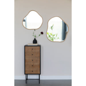   Modern European furniture - Organic-Shaped Bamboo Mirror - www.oroa.com | Oroa.com