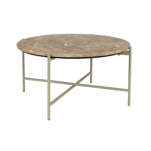   Modern furniture - Round Beige Marble Side Table - www.oroa.com | Oroa.com
