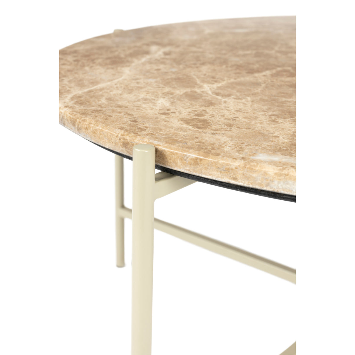  Modern furniture - Round Beige Marble Side Table - www.oroa.com | Oroa.com