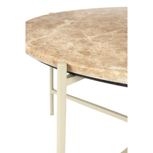   Modern furniture - Round Beige Marble Side Table - www.oroa.com | Oroa.com