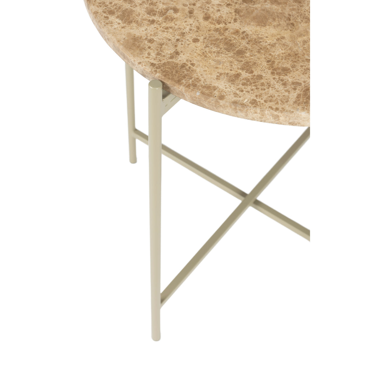  Modern furniture - Round Beige Marble Side Table - www.oroa.com | Oroa.com
