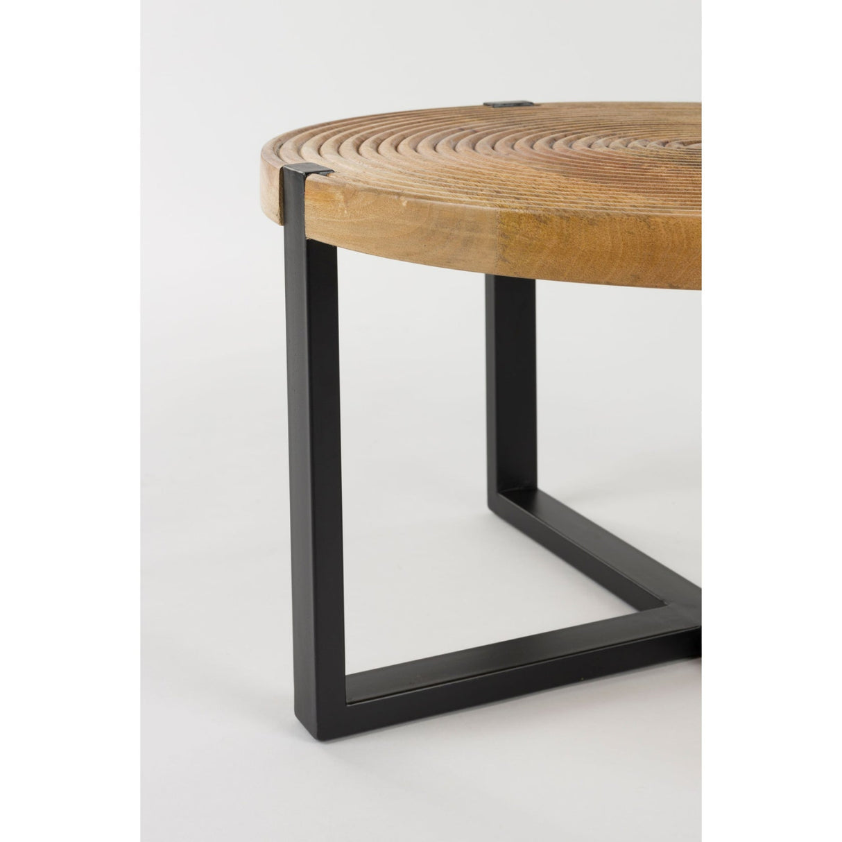   Modern furniture - Round Wooden Fluted Coffee Table - www.oroa.com | Oroa.com