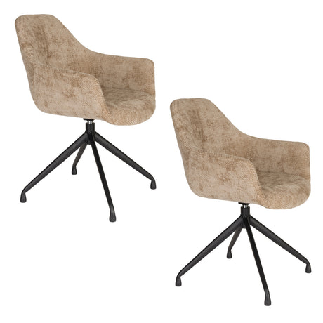   Modern furniture - Upholstered Quadrupod Accent Armchairs (2) - www.oroa.com | Oroa.com