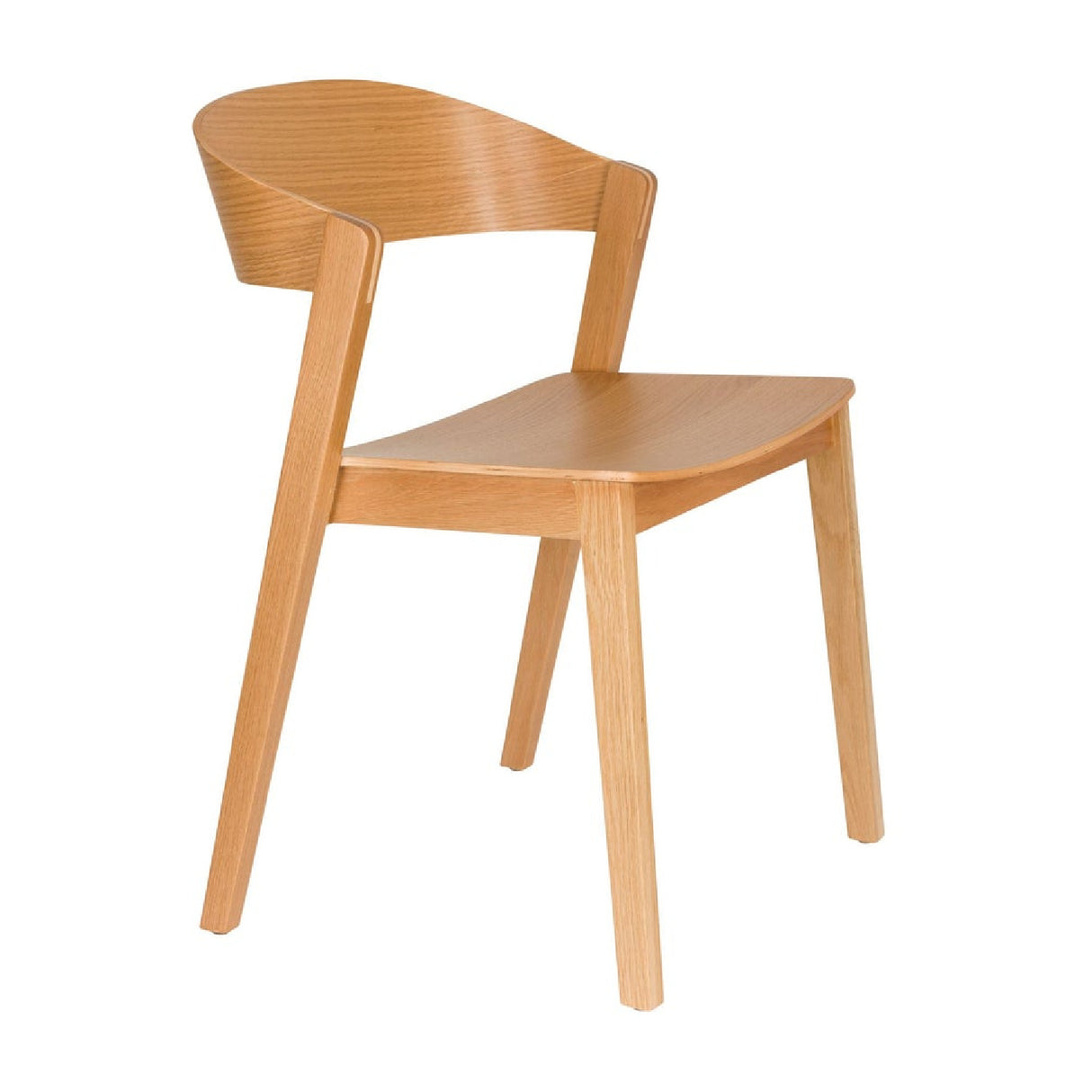   Modern European furniture - Oak Wood Dining Chairs (2) - www.oroa.com | Oroa.com