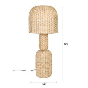   Modern furniture - Brown Rattan Floor Lamp - www.oroa.com | Oroa.com