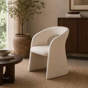   Modern furniture - Beige Open-Back Accent Chair - www.oroa.com | Oroa.com