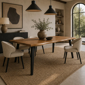   Modern furniture - Wooden Top Dining Table - www.oroa.com | Oroa.com