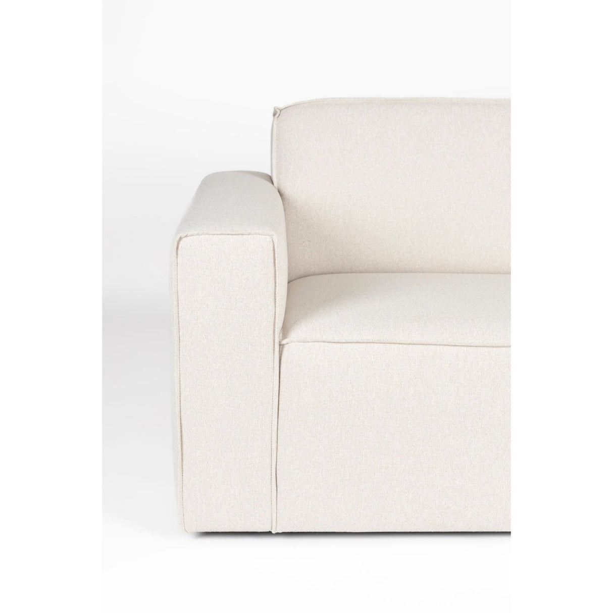   Modern furniture - White Fabric 2.5-Seater Sofa - www.oroa.com | Oroa.com