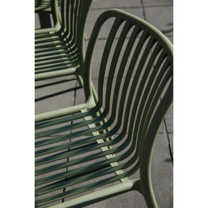   Molded Outdoor Stackable Chairs (4) | Oroa.com