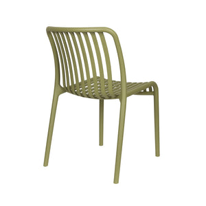   Molded Outdoor Stackable Chairs (4) | Oroa.com