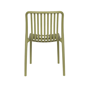   Molded Outdoor Stackable Chairs (4) | Oroa.com