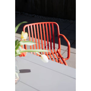   Modern European furniture - Colored Stackable Outdoor Dining Armchairs (4) - www.oroa.com | Oroa.com