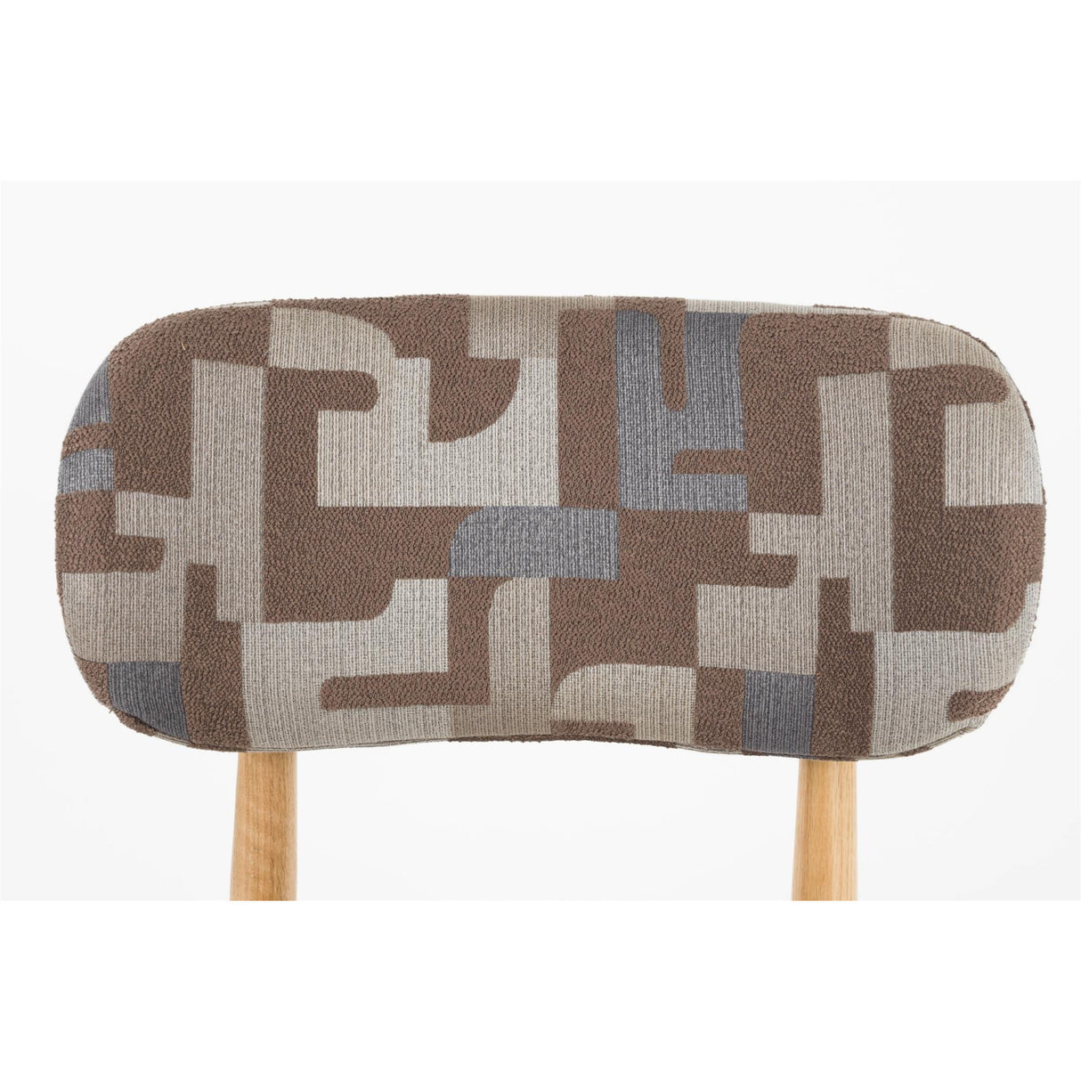   Modern furniture - Brown Printed Dining Chairs (2) - www.oroa.com | Oroa.com