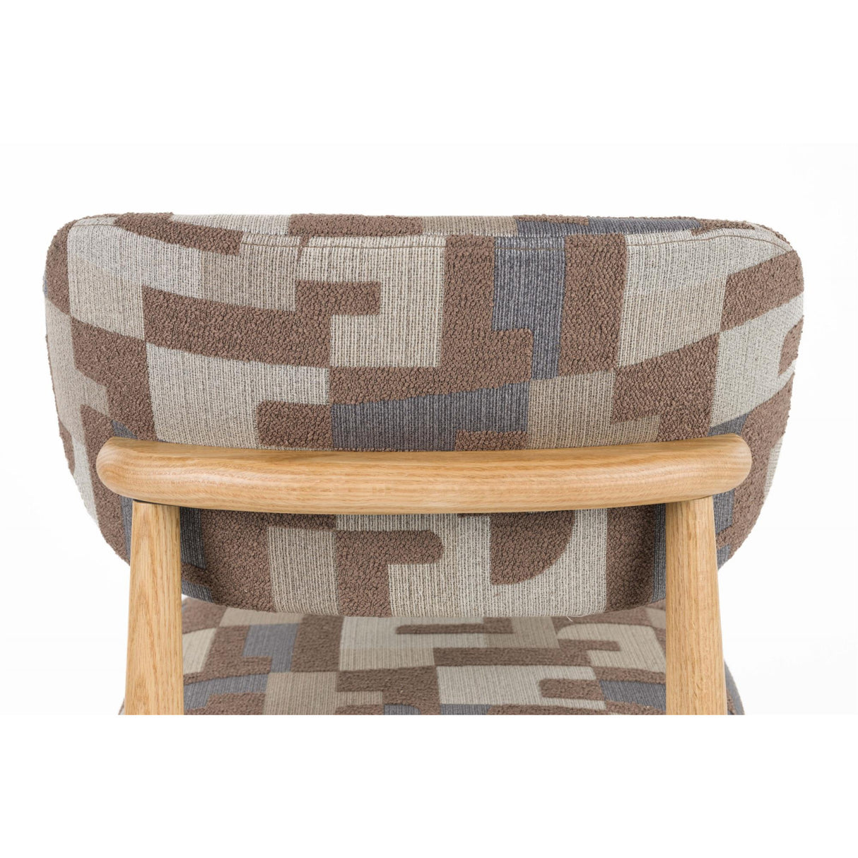   Modern furniture - Brown Printed Dining Chairs (2) - www.oroa.com | Oroa.com