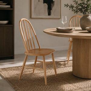   Modern furniture - Beech Wood Dining Chairs (2) - www.oroa.com | Oroa.com