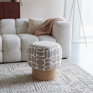   Modern furniture - Patterned Fabric Stool - www.oroa.com | Oroa.com