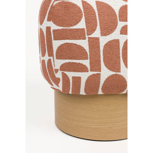   Modern furniture - Patterned Fabric Stool - www.oroa.com | Oroa.com