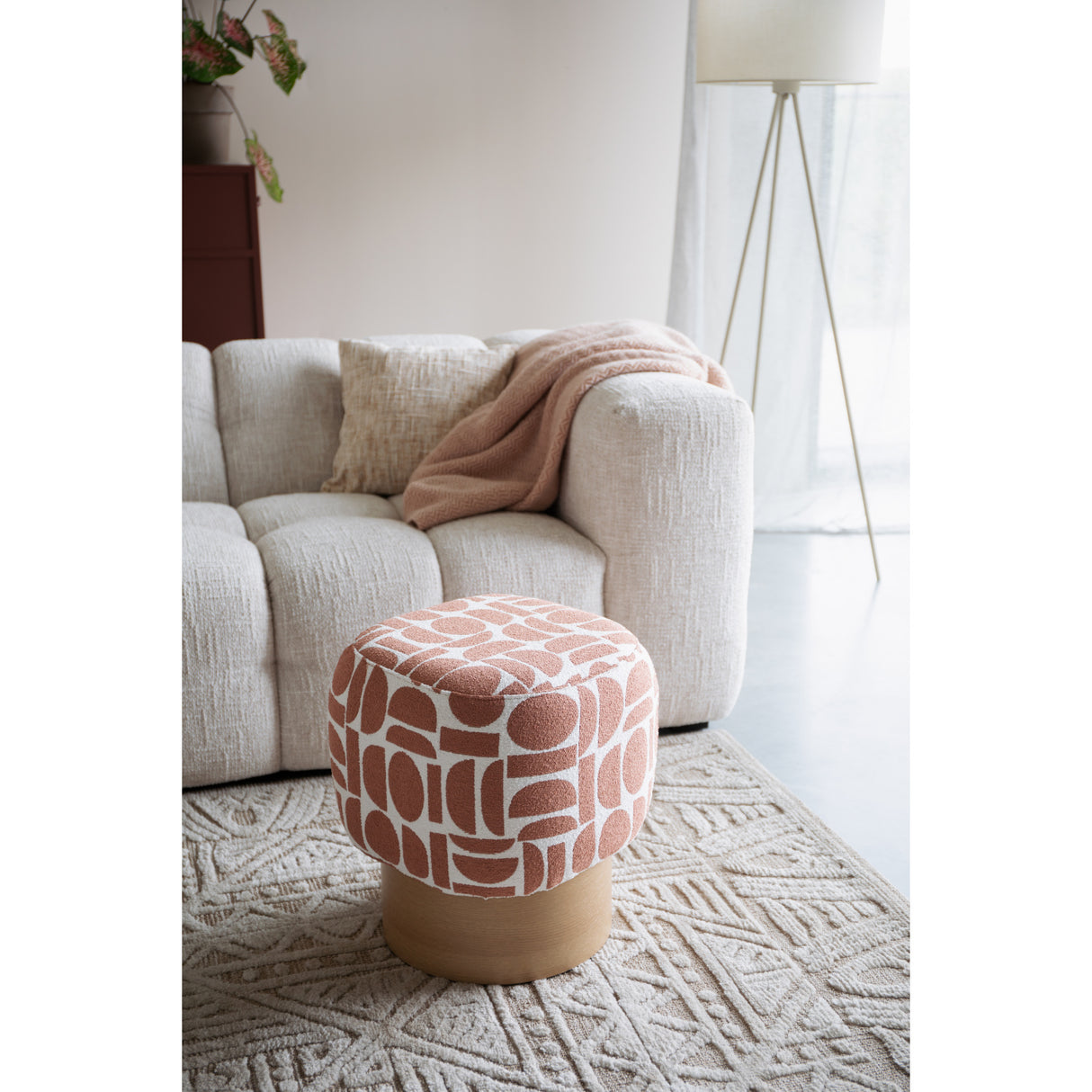   Modern furniture - Patterned Fabric Stool - www.oroa.com | Oroa.com