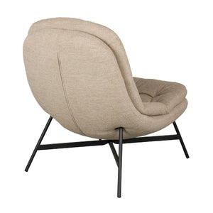   Modern furniture - Beige Tufted Lounge Chair - www.oroa.com | Oroa.com