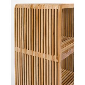   Modern furniture - Slatted Teak Shelf - www.oroa.com | Oroa.com