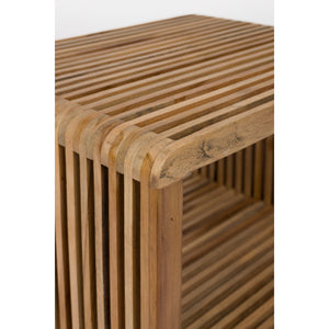   Modern furniture - Slatted Teak Shelf - www.oroa.com | Oroa.com