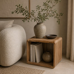   Modern furniture - Slatted Teak Shelf - www.oroa.com | Oroa.com