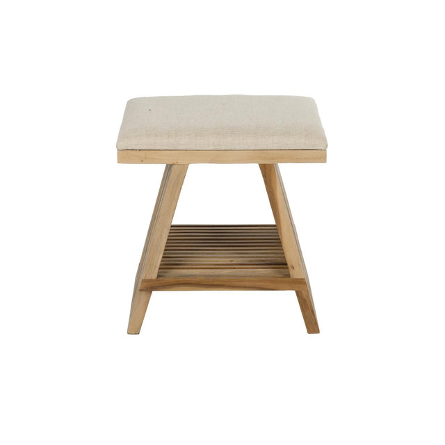 Modern furniture - A-Shaped Base Teak Stool - www.oroa.com