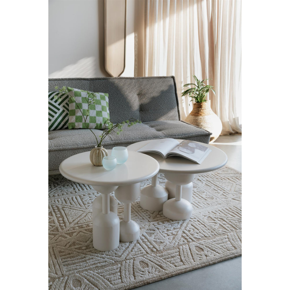   Modern furniture - Beige Wooden Modern Side Table - www.oroa.com | Oroa.com