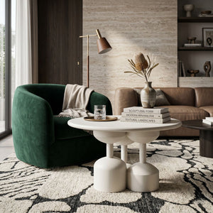   Modern furniture - Beige Wooden Modern Side Table - www.oroa.com | Oroa.com