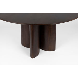   Modern furniture - Mango Wood Round Dining Table - www.oroa.com | Oroa.com