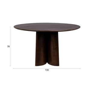   Modern furniture - Mango Wood Round Dining Table - www.oroa.com | Oroa.com