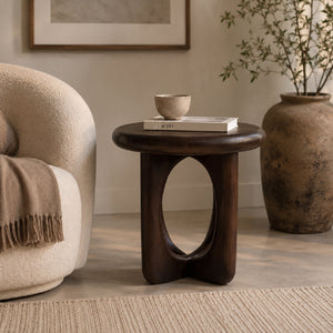  Modern furniture - Brown Mango Wood Side Table - www.oroa.com | Oroa.com