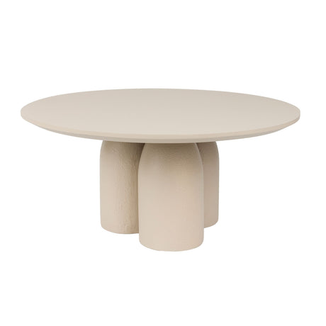   Modern furniture - Beige Round Coffee Table - www.oroa.com | Oroa.com