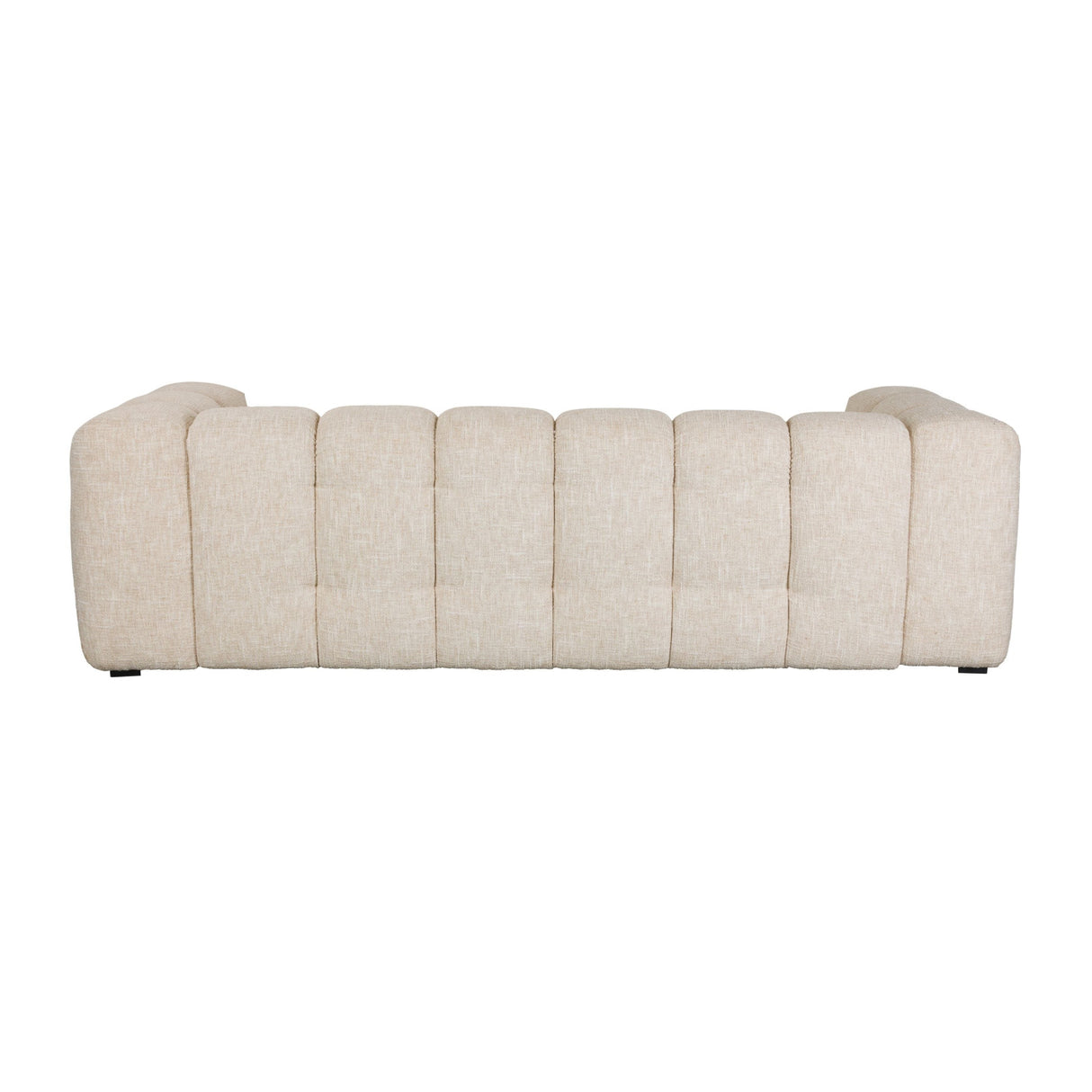  Modern furniture - Beige Linen Channel-Tufted Sofa - www.oroa.com | Oroa.com